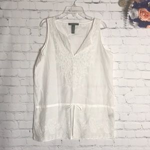 Lauren Ralph Lauren embellished drawstring tunic